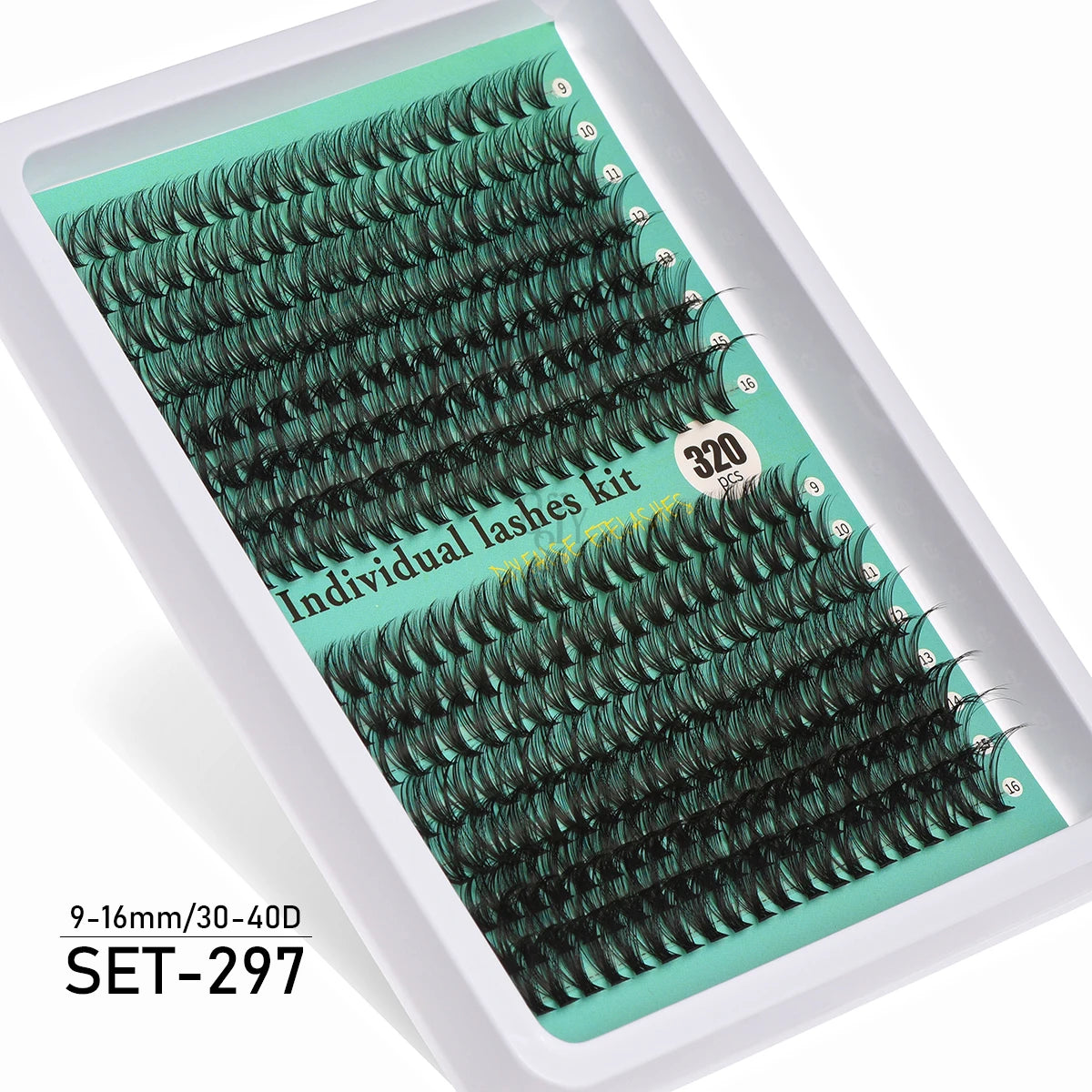 Extensions de cils individuelles, 600 pièces, épaisses et moelleuses, 30D/100D, longueur mixte, bricolage, pour une Application et un retrait faciles