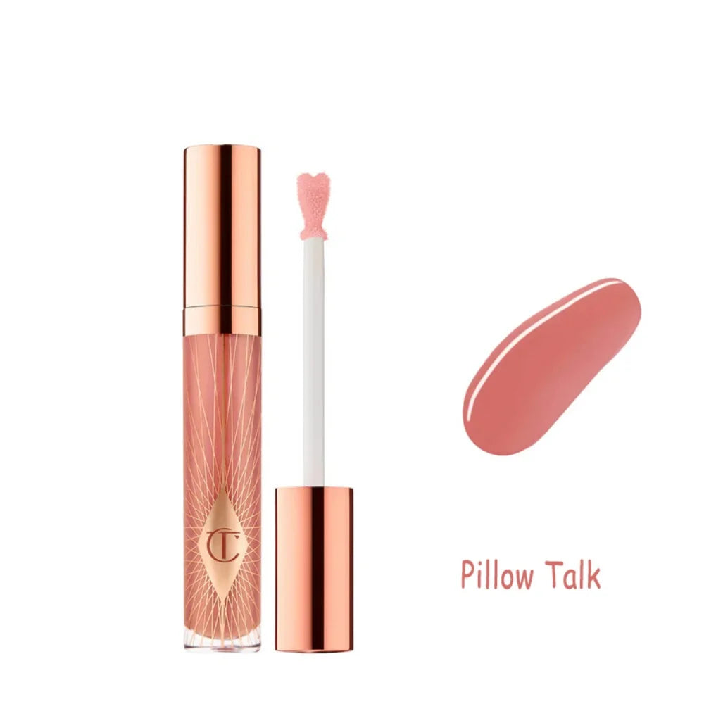 Charlotte Tilbury CT Masque réparateur hydratant pour les lèvres, baume éclaircissant et exfoliant pour les lèvres, rouge à lèvres solide effet gelée, gloss à lèvres