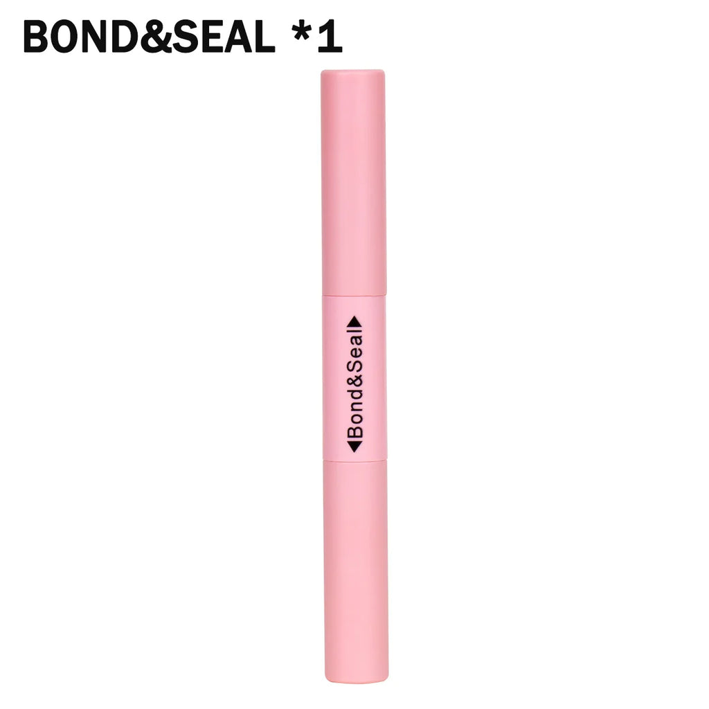 Colle et fixateur 2-en-1 pour faux cils, formule ultra-résistante, waterproof, tenue jusqu’à 72 heures, idéale pour les faux cils en grappes.