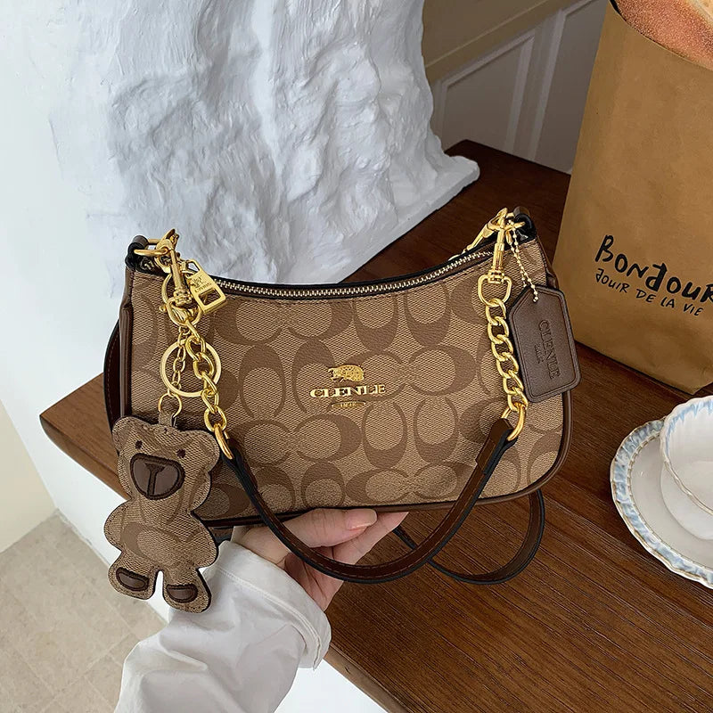 Sac à main de style haut de gamme pour femmes, nouveau modèle 2025, petit sac carré unique et à la mode, tendance, rétro, simple et élégant
