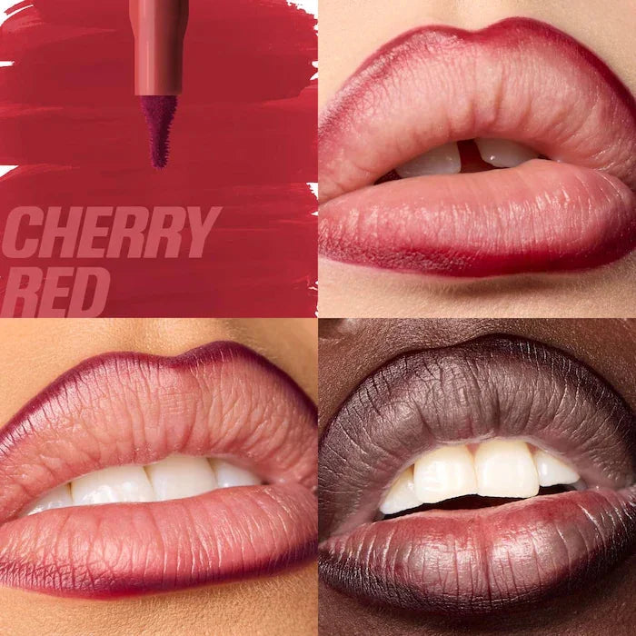 Teinte à lèvres HUDA BEAUTY, longue tenue, facile à appliquer, fini mat, rouge à lèvres hybride, gloss, liner pour les lèvres.