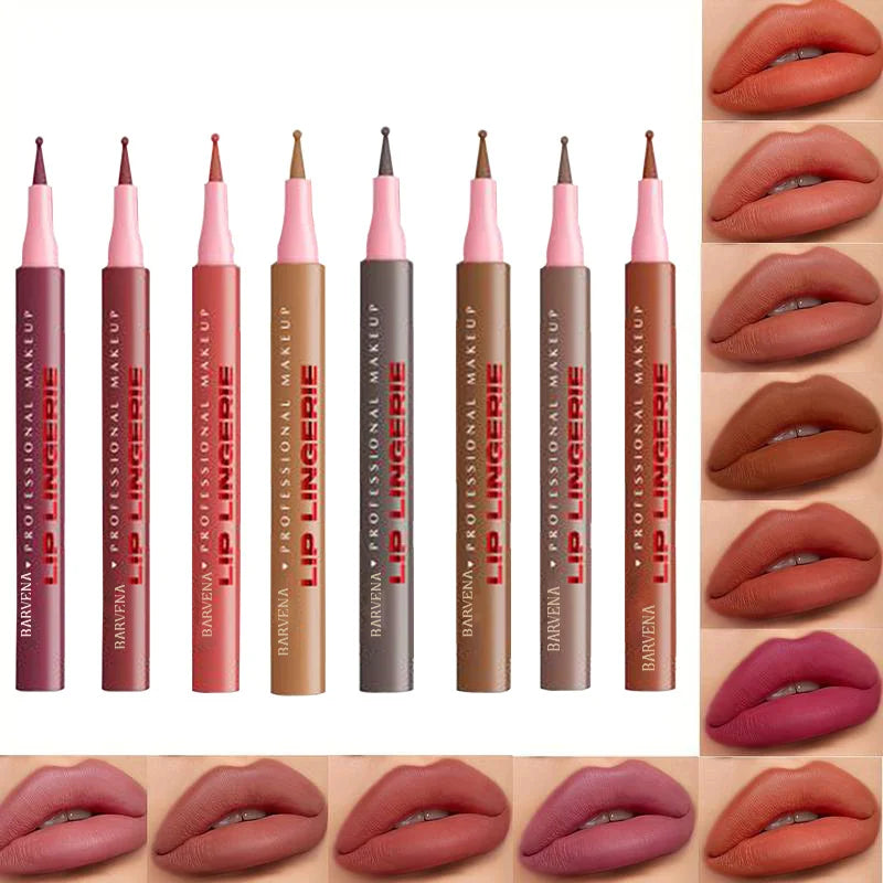 Crayon à lèvres mat, imperméable, Application lisse, résistant aux taches, hydratant, hautement pigmenté, 6 couleurs, maquillage pour le contour des lèvres