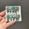 – ongles à pression faits à la main, de haute qualité, vert, printemps/été, luxe, industrie lourde, Style de Niche, tendance, 10 pièces
