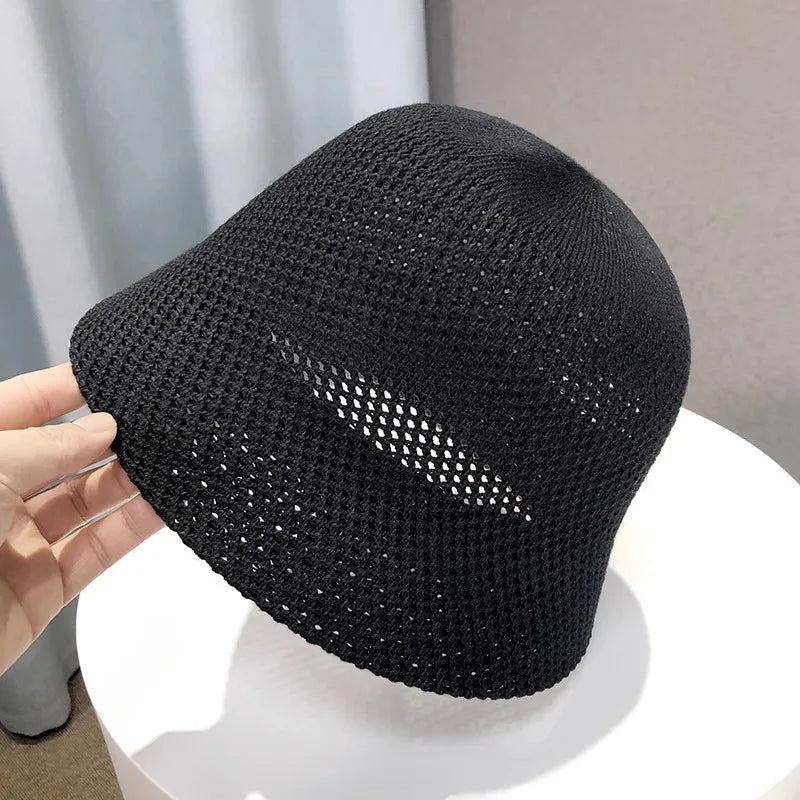 Chapeau de soleil respirant pour femme, casquette ander, mince, creux, extérieur, plage, été, E27