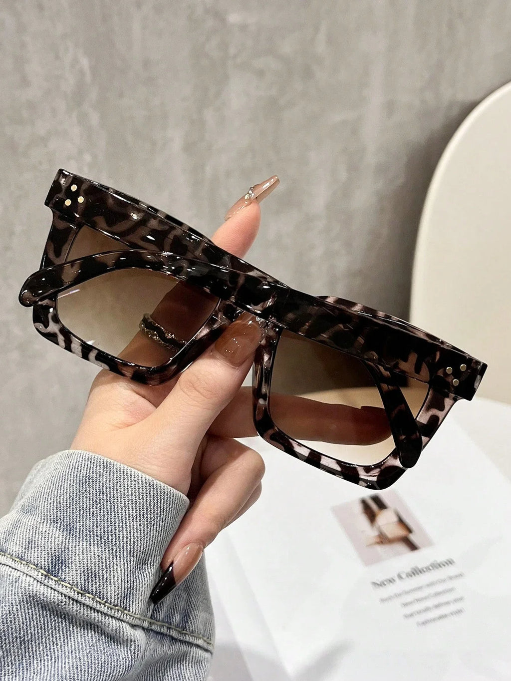 1/2 paires de lunettes de mode rétro de haute qualité à monture carrée, adaptées aux hommes et aux femmes, idéales pour la conduite et le port quotidien