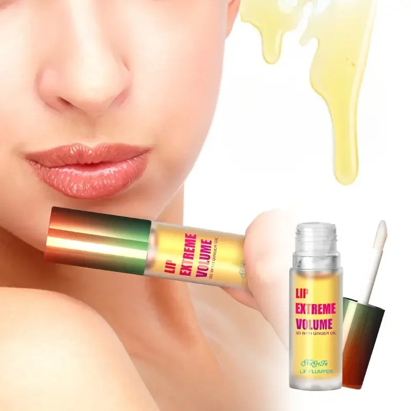 Huile repulpante pour les lèvres au gingembre et à la menthe, sérum volumisant pour les lèvres plus lisses, extracteur pour un Look jeune et Sexy, 1/2 pièces