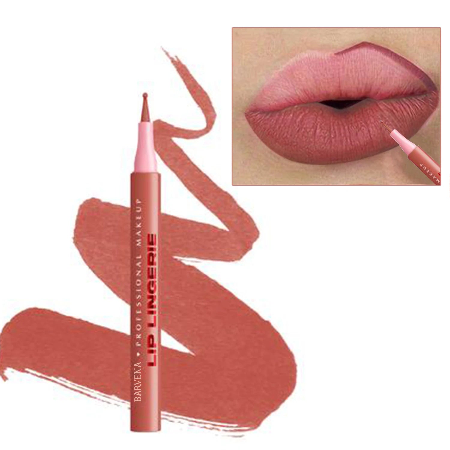 Crayon à lèvres mat, imperméable, Application lisse, résistant aux taches, hydratant, hautement pigmenté, 6 couleurs, maquillage pour le contour des lèvres