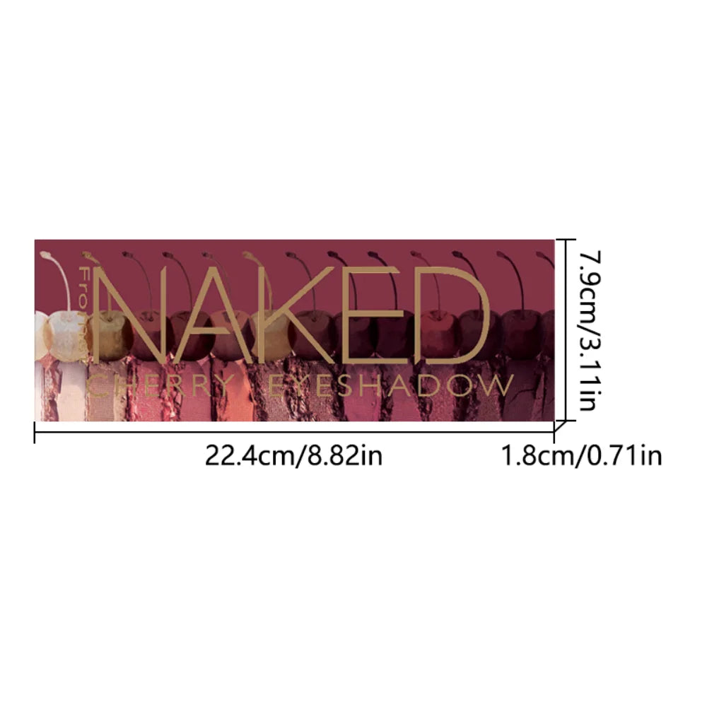 Palette de fards à paupières 12 couleurs, longue durée, maquillage facile, marron, rose
