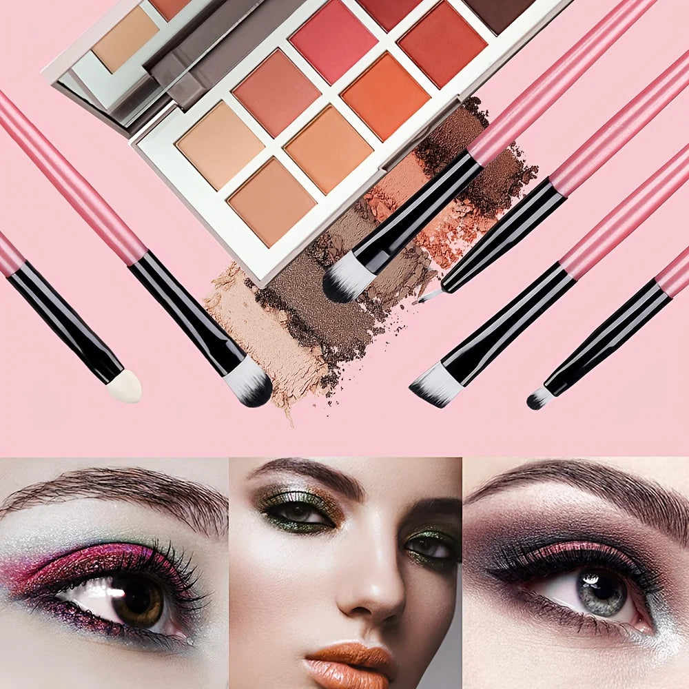 Ensemble de pinceaux de maquillage 20 pièces Kit de pinceaux doux et moelleux pour les yeux Ombre à paupières Fond de teint Poudre Enlumineur Mélange Outil de beauté Débutants