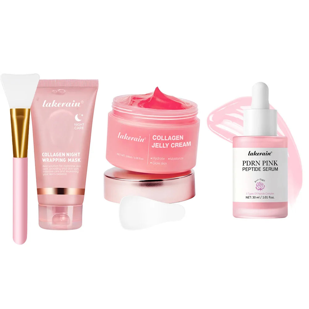 Masque coréen au collagène profond, masque pelable, Anti-rides, Lifting, soins de la peau, Bio Pack, emballage de nuit pour femme, peau de nuit