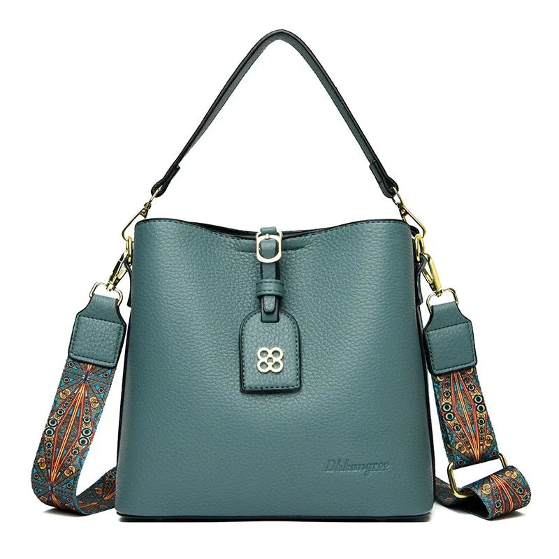 Sac à Main de Luxe en Cuir Multifonctionnel pour Femme, Sacoche à 3 Couches, de Bonne Qualité, de Styliste