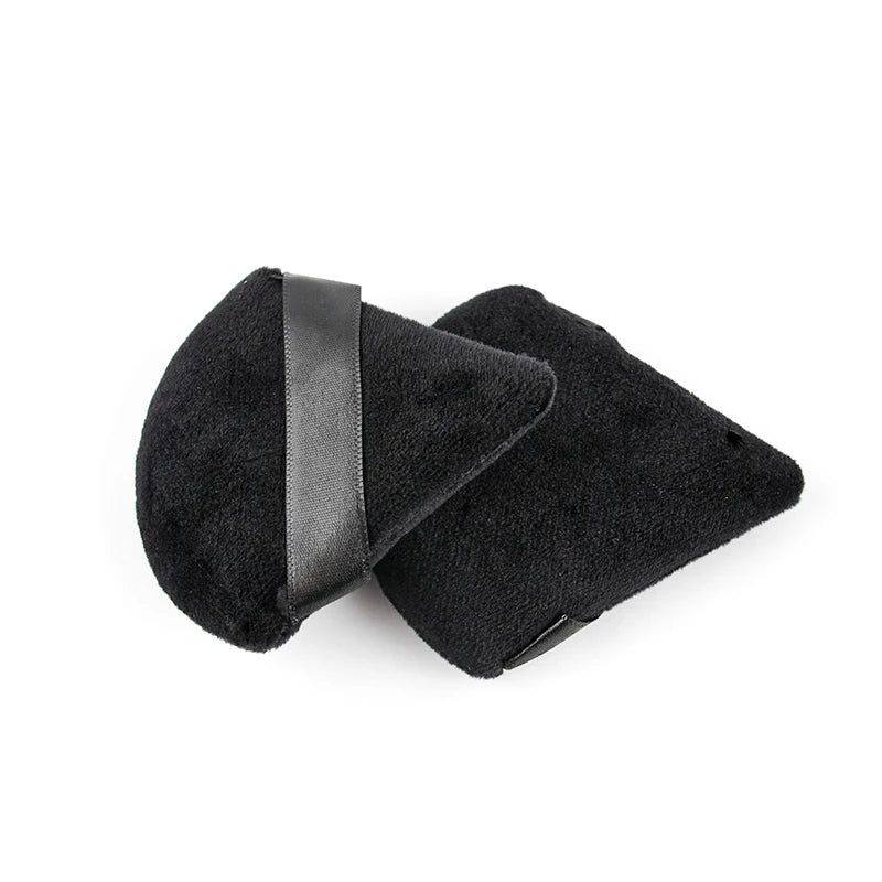 1/2/3/6 pièces Triangle velours poudre bouffée visage cosmétique beauté des yeux outil de maquillage éponge réutilisable lavable Mini bouffée de poudre accessoire