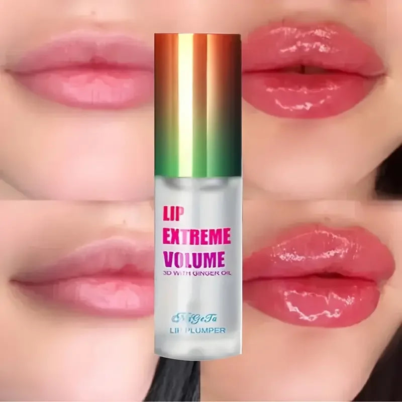 Huile repulpante pour les lèvres au gingembre et à la menthe, sérum volumisant pour les lèvres plus lisses, extracteur pour un Look jeune et Sexy, 1/2 pièces