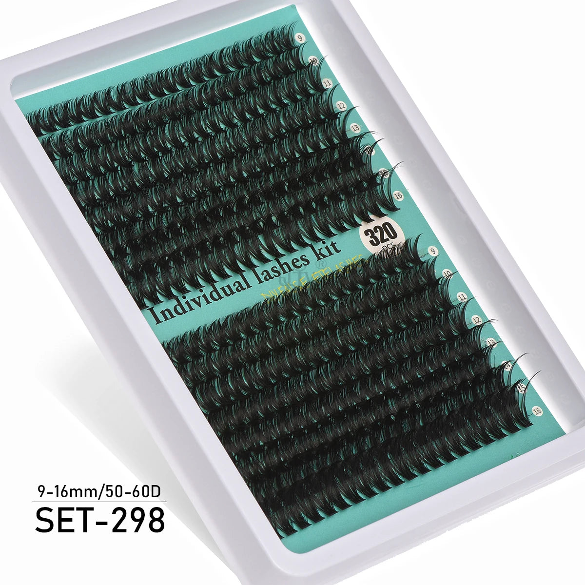 Extensions de cils individuelles, 600 pièces, épaisses et moelleuses, 30D/100D, longueur mixte, bricolage, pour une Application et un retrait faciles