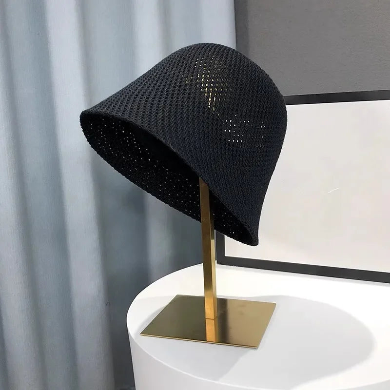 Chapeau de soleil respirant pour femme, casquette ander, mince, creux, extérieur, plage, été, E27