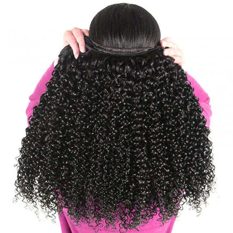 Cheveux indiens profonds lâches 100% vrais cheveux Remy en vrac non transformés sans trame bouclés Extensions de cheveux humains tissage cheveux pour les femmes tressage