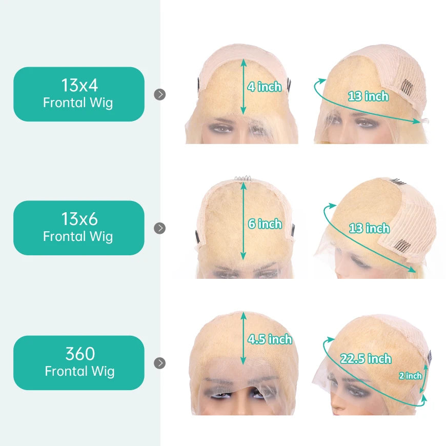 Perruque Verte 13x6 HD Lace Frontal – Cheveux Humains Vietnamiens Bruts Lisses Colorés pour Femme, Ligne Frontale Pré-Pluckée avec Baby Hair