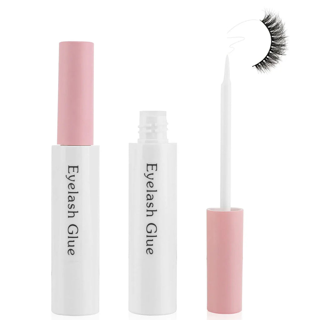 olle pour faux cils auto-application – Colle pour cils à forte adhérence, longue tenue, séchage rapide et résistante à l’eau. Formule conçue pour faciliter la pose des faux cils, avec une bonne fixation durable.