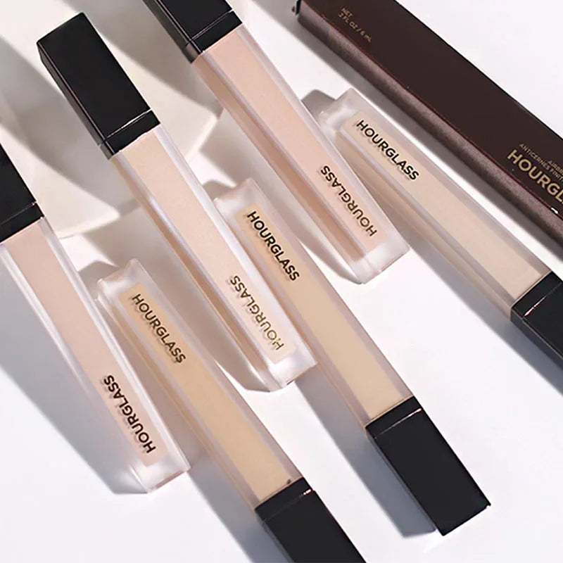 Sablier liquide correcteur pour le visage taches cercle noir yeux rainure lacrimale haute couverture durable contrôle de l'huile hydratation soin de maquillage