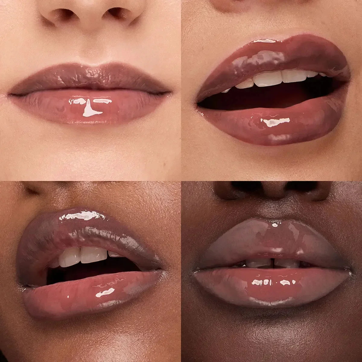 Kiko Original Gloss à lèvres effet miroir 3D, waterproof, longue tenue et anti-transfert, couleur douce couleur pâte de haricot, rouge brillant fin et charmant