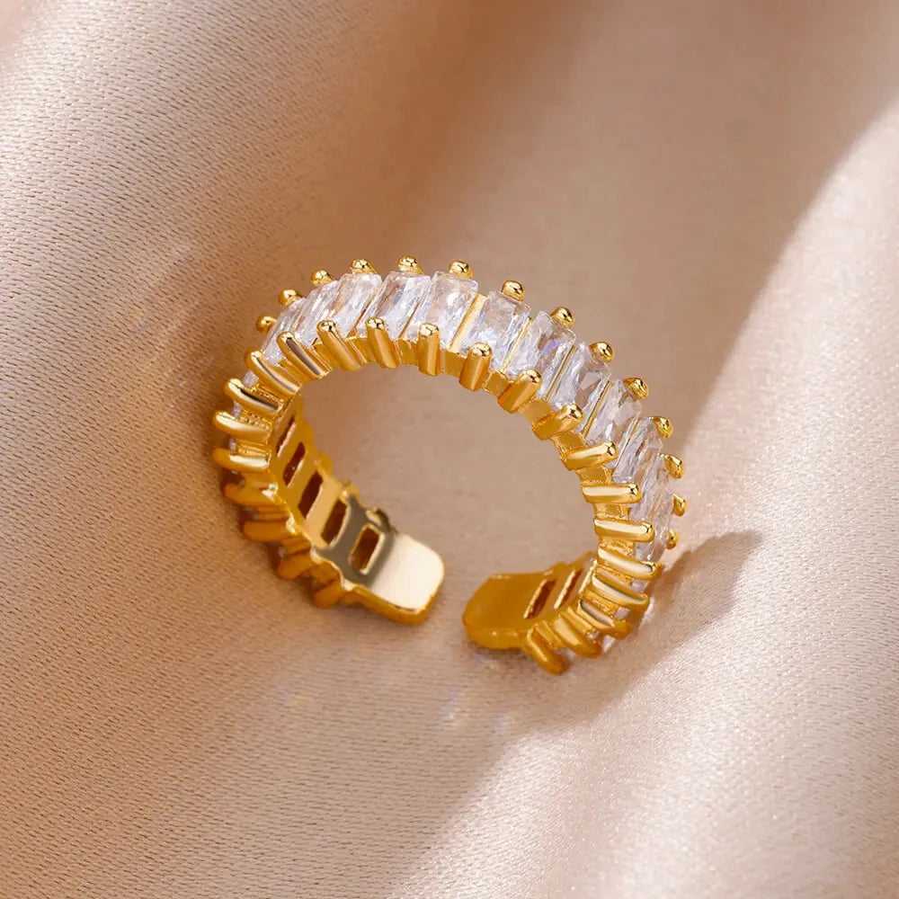 ✨ Bracelets et bagues Doré en Acier Inoxydable 316L – Élégance Intemporelle