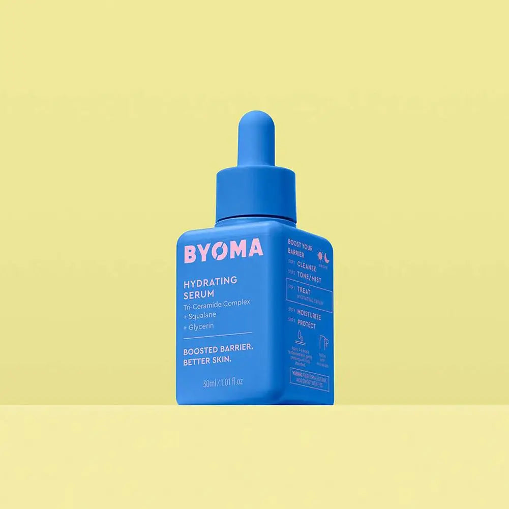 BYOMA Essence Double Réparation Barrière Cutanée Soin Élastifiant Instantané Hydratant Éclat Naturel Huile Essentielle Soin de la Peau