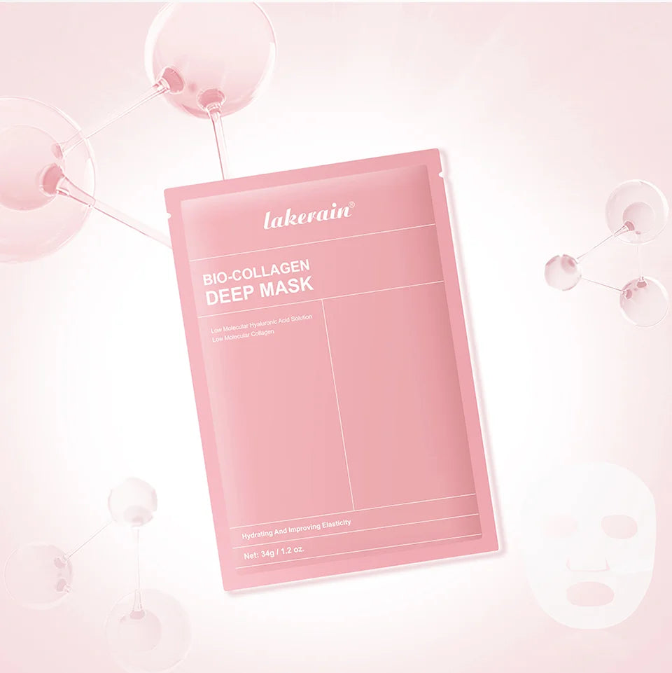 Bio-colagène véritable masque profond supplément collagène hydratant nuit masque hydrogel amélioration de l'élasticité minimisant les pores raffermissant