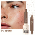 Stylo de maquillage tampon de taches de rousseur imperméable, taches de rousseur à points d'aspect naturel, longue durée, résistant à la sueur, adapté aux débutants