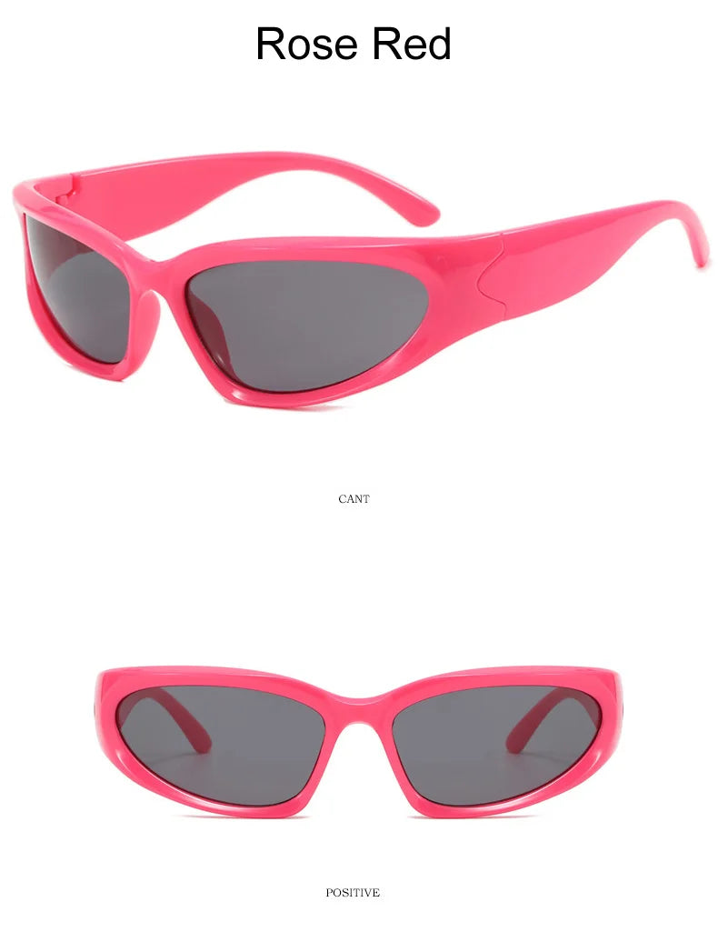 Lunettes de soleil carrées vintage pour femmes, lunettes de soleil de créateur de marque, nuances féminines, miroir rétro punk, petit cadre