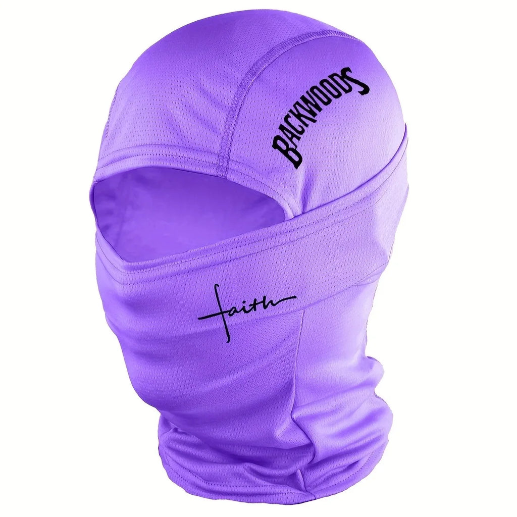 1 pièce/2 pièces/3 pièces en option-BackWOODS imprimé cagoule chapeau coupe-vent anti-poussière respirant-unisexe sports de plein air masque complet