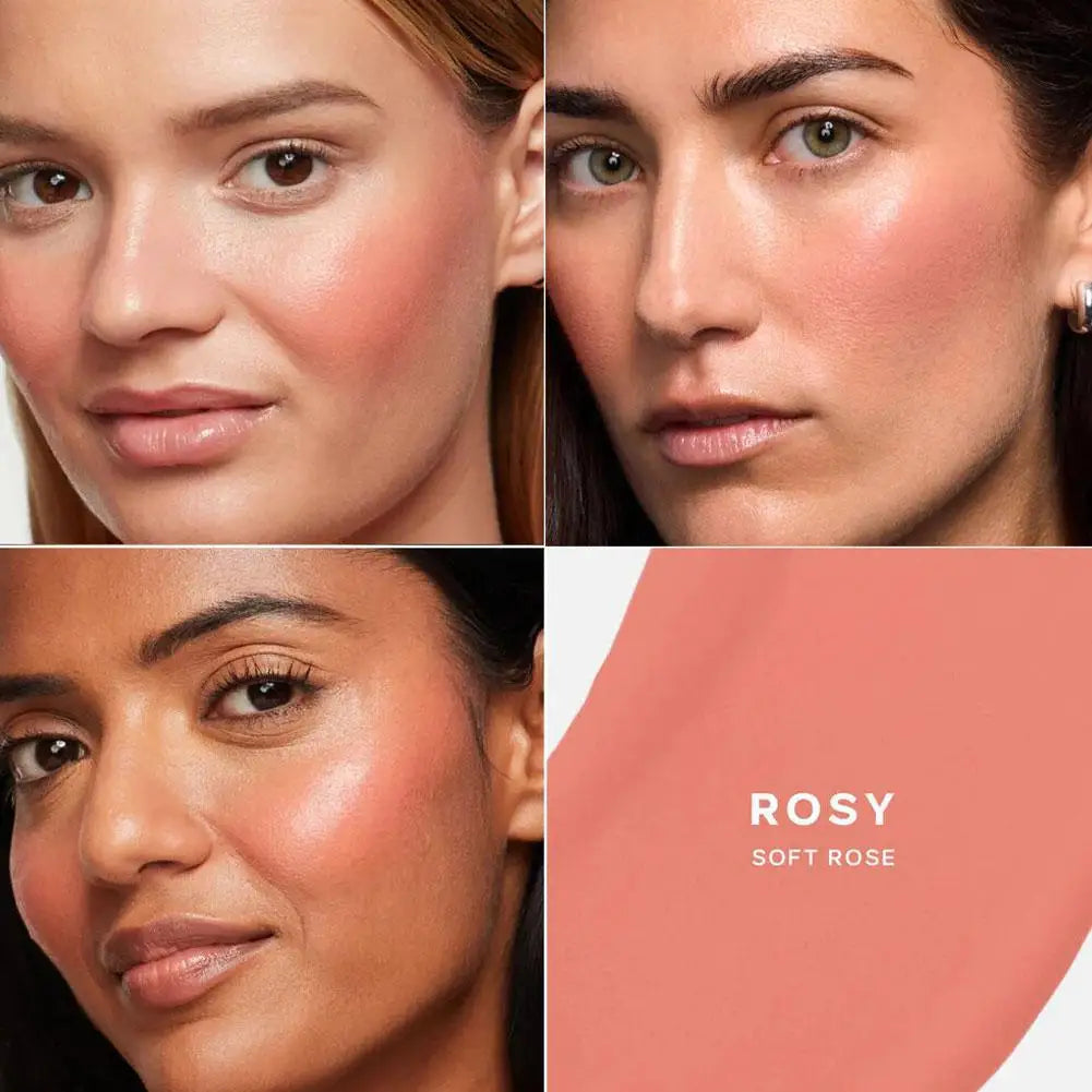 Saie Blush liquide, illuminateur, contouring, poudre scintillante, séchage rapide, non collant, maquillage naturel du visage, texture douce