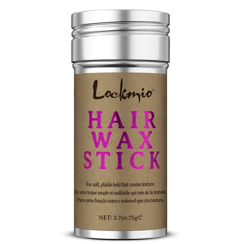 LOCKMIO femmes cheveux cire bâton pour perruques Anti-frisottis points contrôle style cire longue durée lisse cassé dos cheveux pommade crème