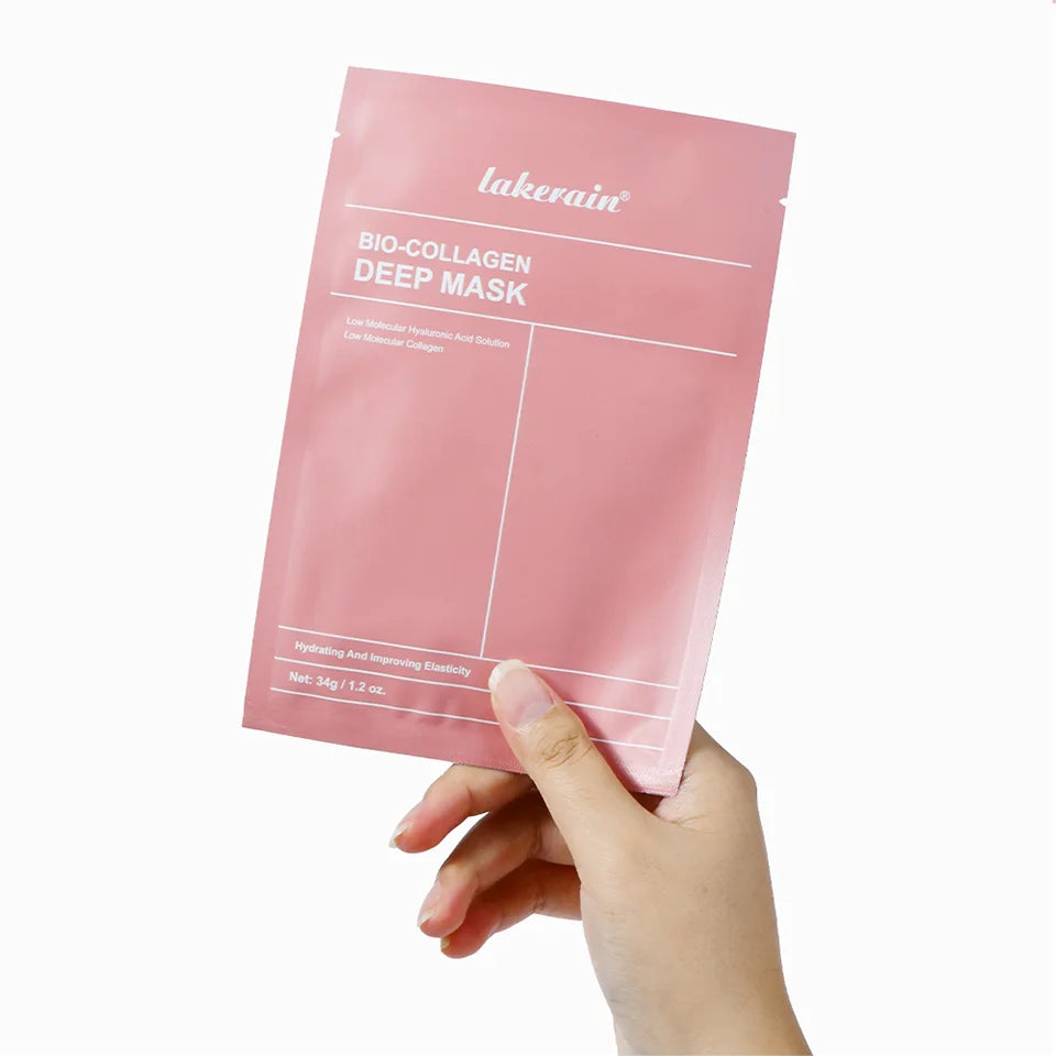 Bio-colagène véritable masque profond supplément collagène hydratant nuit masque hydrogel amélioration de l'élasticité minimisant les pores raffermissant