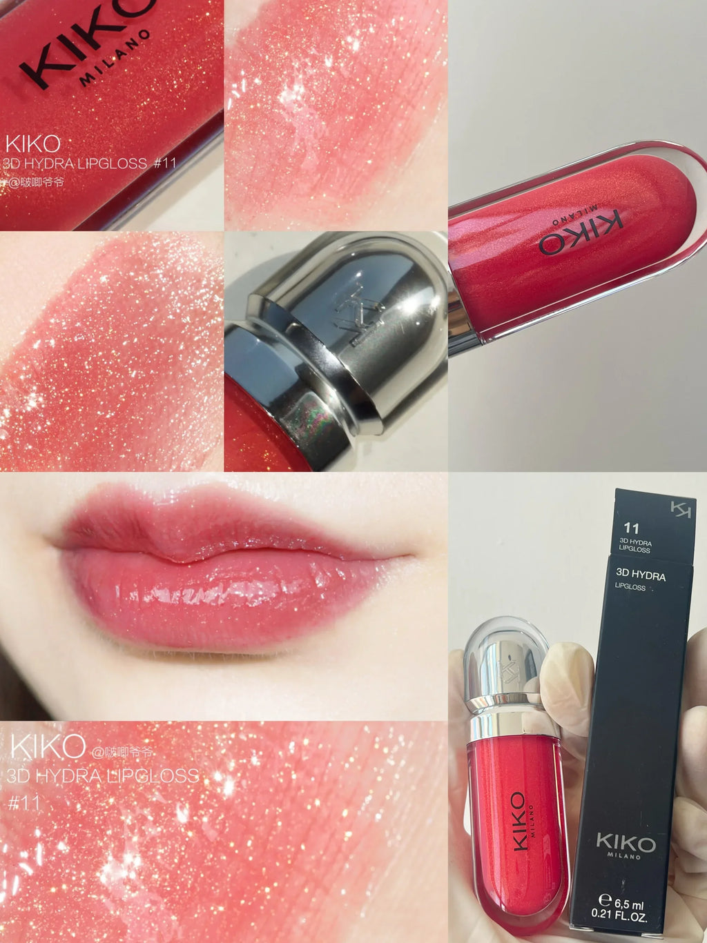 KIKO 3D Liquid Lip Glaze – Gloss à Lèvres Transparent Effet Miroir

Gloss à lèvres liquide transparent offrant un effet miroir ultra-brillant pour des lèvres visiblement plus pulpeuses et lumineuses.