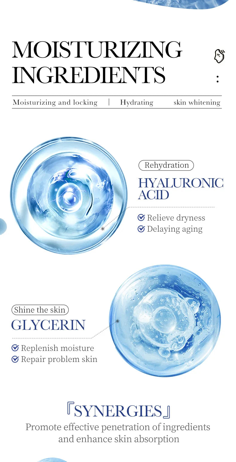 10 pièces SAODER acide hyaluronique masques pour le visage soins de la peau raffermissant hydratant masque Facial produits de soins de la peau du visage