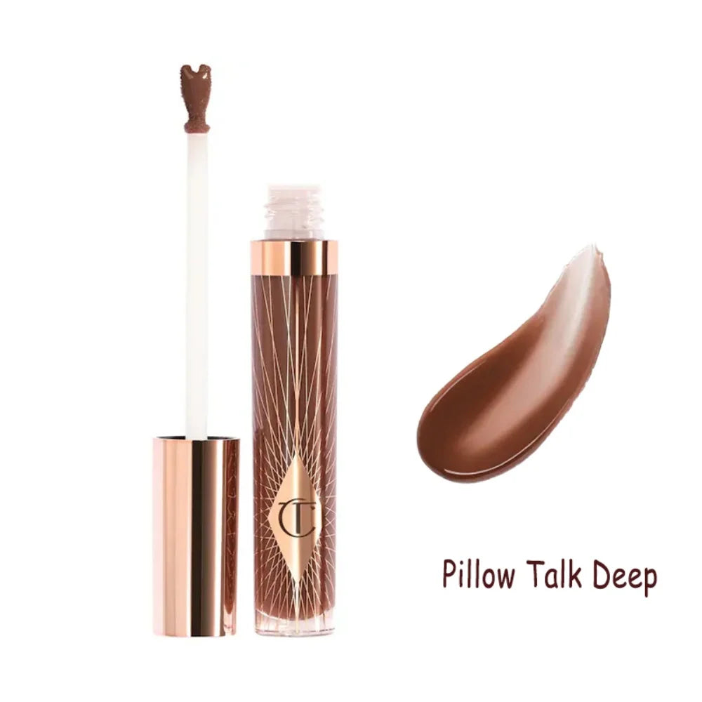 Charlotte Tilbury CT Masque réparateur hydratant pour les lèvres, baume éclaircissant et exfoliant pour les lèvres, rouge à lèvres solide effet gelée, gloss à lèvres