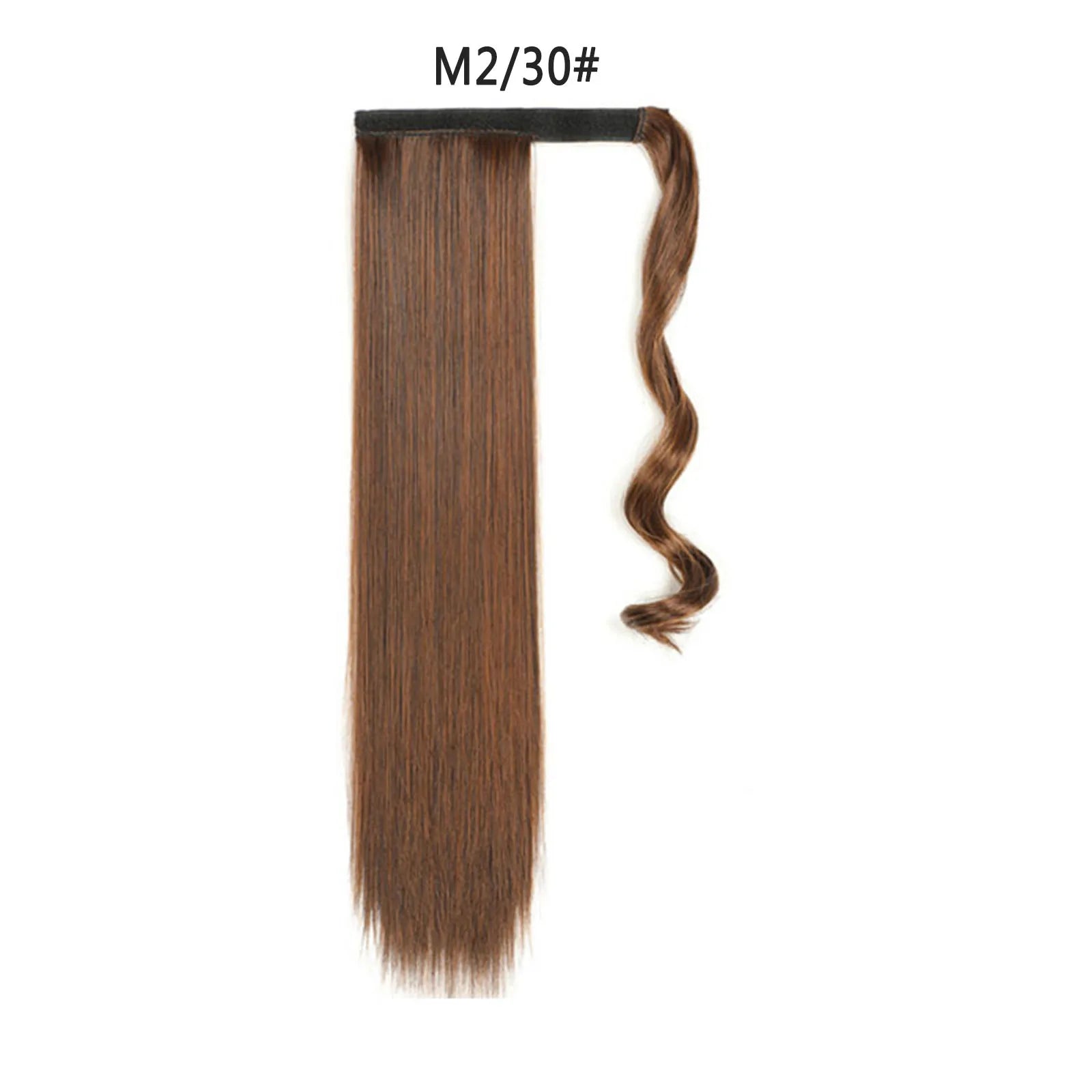 Extensions de Queue de Cheval Synthétiques pour Femme et Fille, Postiche Rond et Long