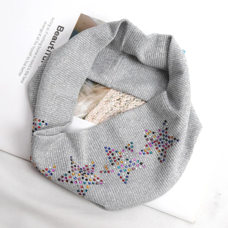 Bandeaux élastiques noirs simples pour filles, accessoires de cheveux doux et antidérapants, enveloppes de tête étoiles pour femmes, bandeau d'entraînement de Yoga