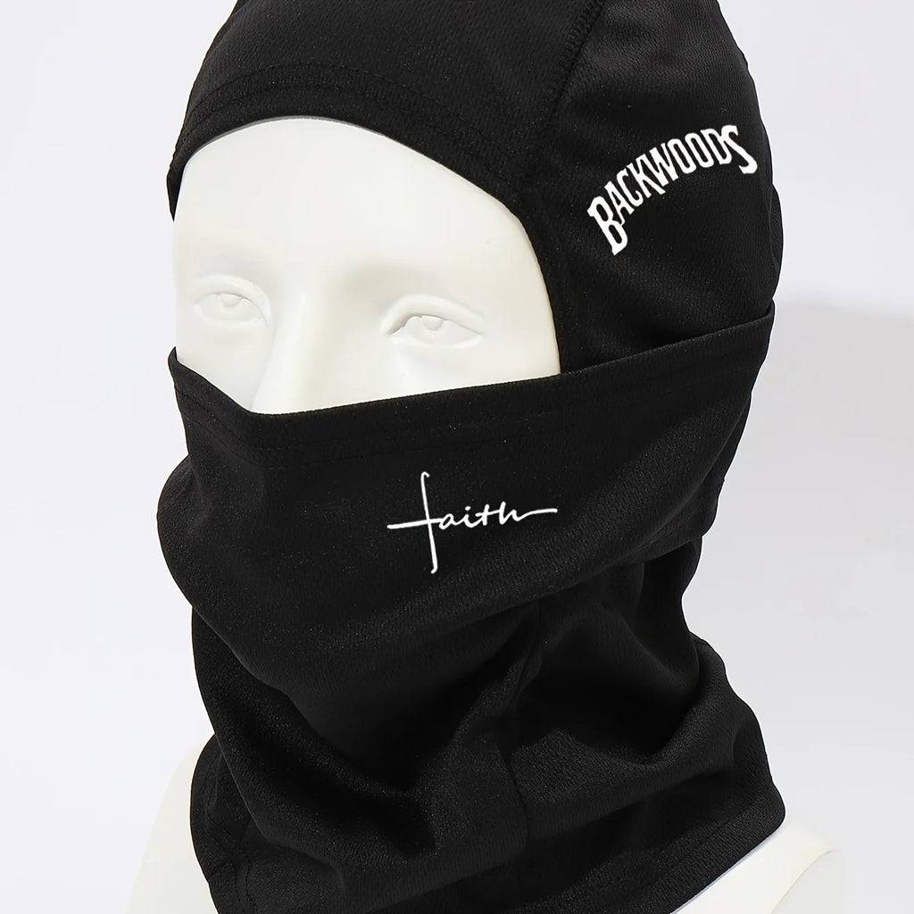 1 pièce/2 pièces/3 pièces en option-BackWOODS imprimé cagoule chapeau coupe-vent anti-poussière respirant-unisexe sports de plein air masque complet