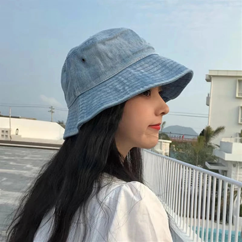 Chapeau bob, chapeau de soleil fin couvrant le visage, chapeau de bassin de protection solaire, printemps et été