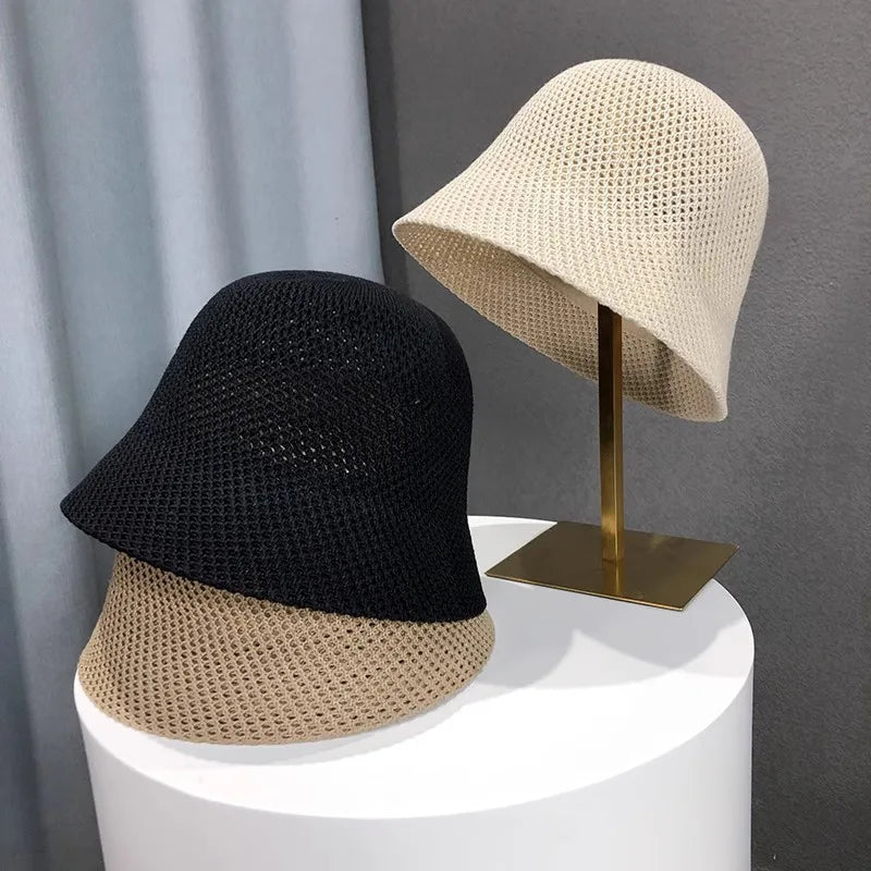 Chapeau de soleil respirant pour femme, casquette ander, mince, creux, extérieur, plage, été, E27
