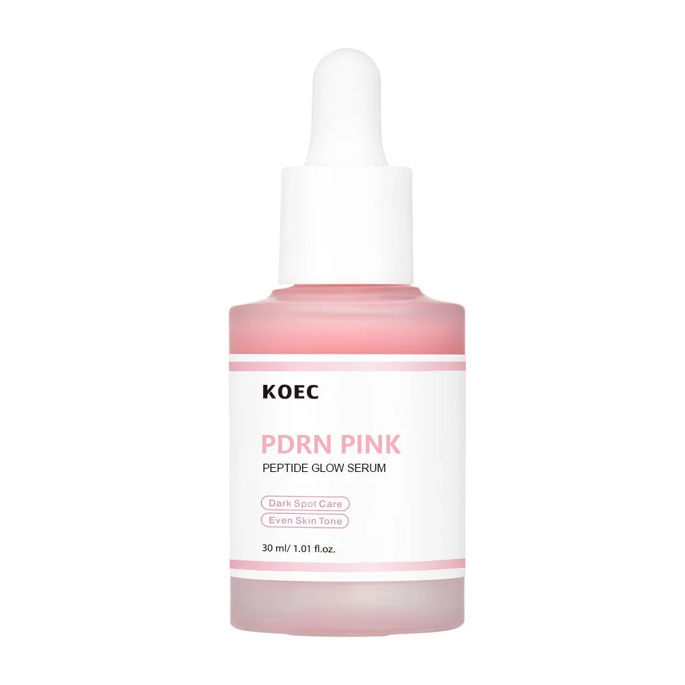 Sérum pour le visage au saumon PDRN, Peptide rose brillant, soin des taches foncées, même le teint de la peau, améliore l'élasticité, lissant, raffermissant, Adenosine, 30ml