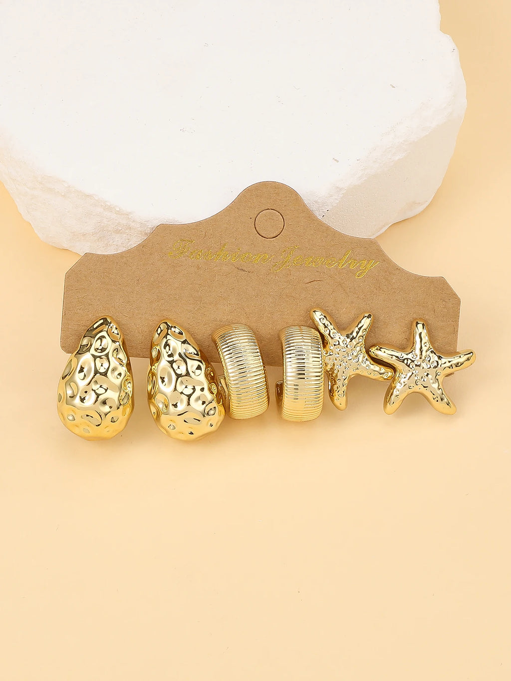 🌊 Collection Boucles d’Oreilles Été Luxe – Étoile de Mer, Coquillage & Design Minimaliste