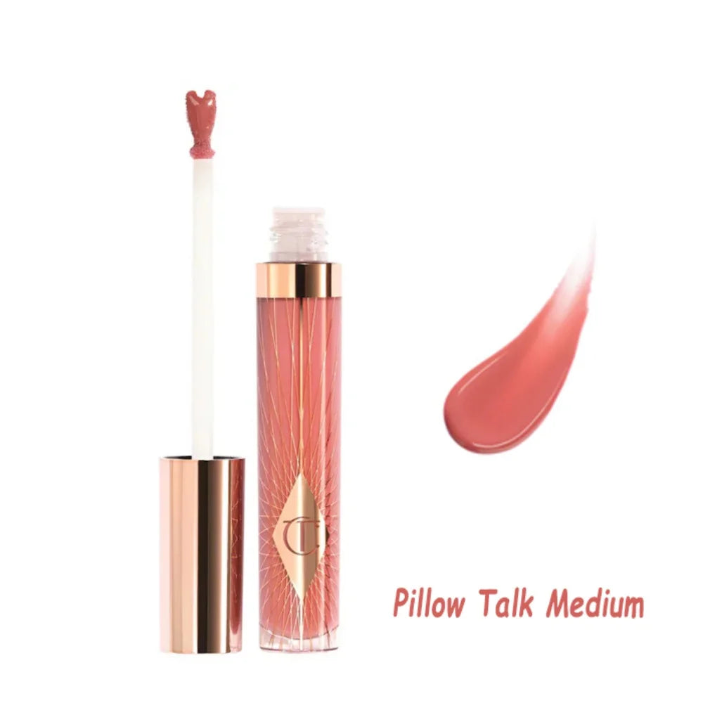 Charlotte Tilbury CT Masque réparateur hydratant pour les lèvres, baume éclaircissant et exfoliant pour les lèvres, rouge à lèvres solide effet gelée, gloss à lèvres