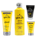 Got2b Glued Spiking Glue Gel Coiffant Invisible Résistant à l'Eau Fixation Forte pour Adhésifs de Perruques Gel de Contrôle des Frisottis pour une Tenue Extrême