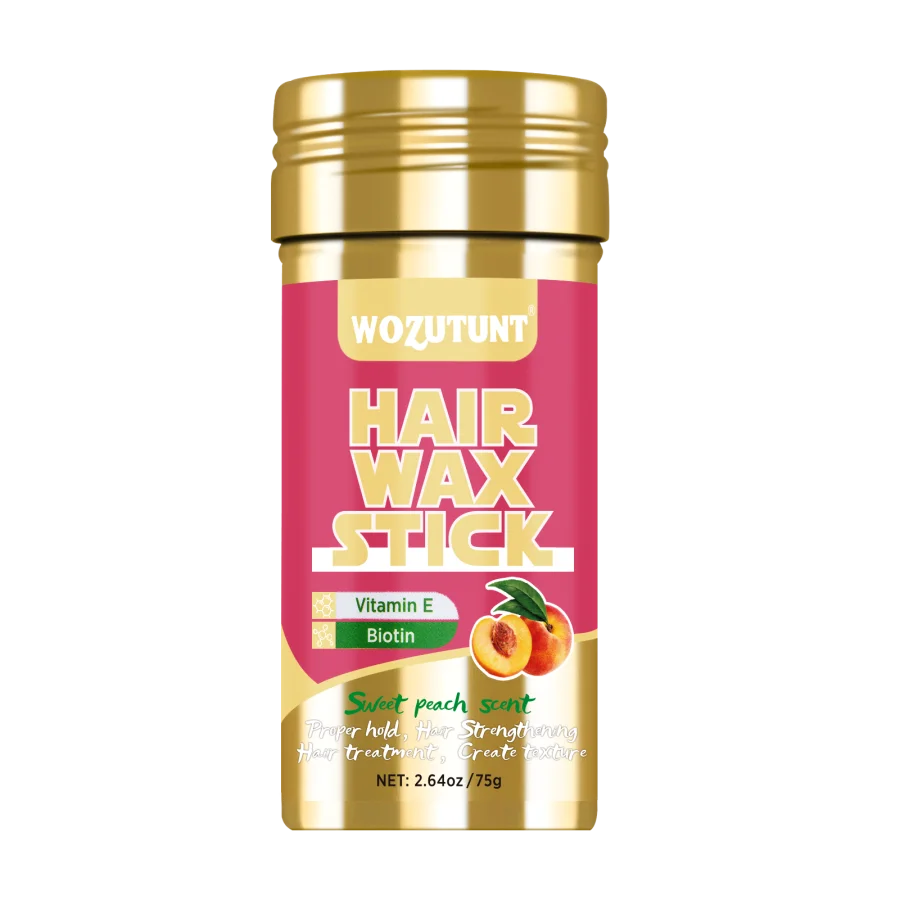 Stick de cire coiffante naturel non gras, idéal pour la finition des coiffures. Convient à tous les types de cheveux, aide à dompter les frisottis et les petits cheveux rebelles. Permet de créer de la texture et de fixer la coiffure grâce à sa formule sol