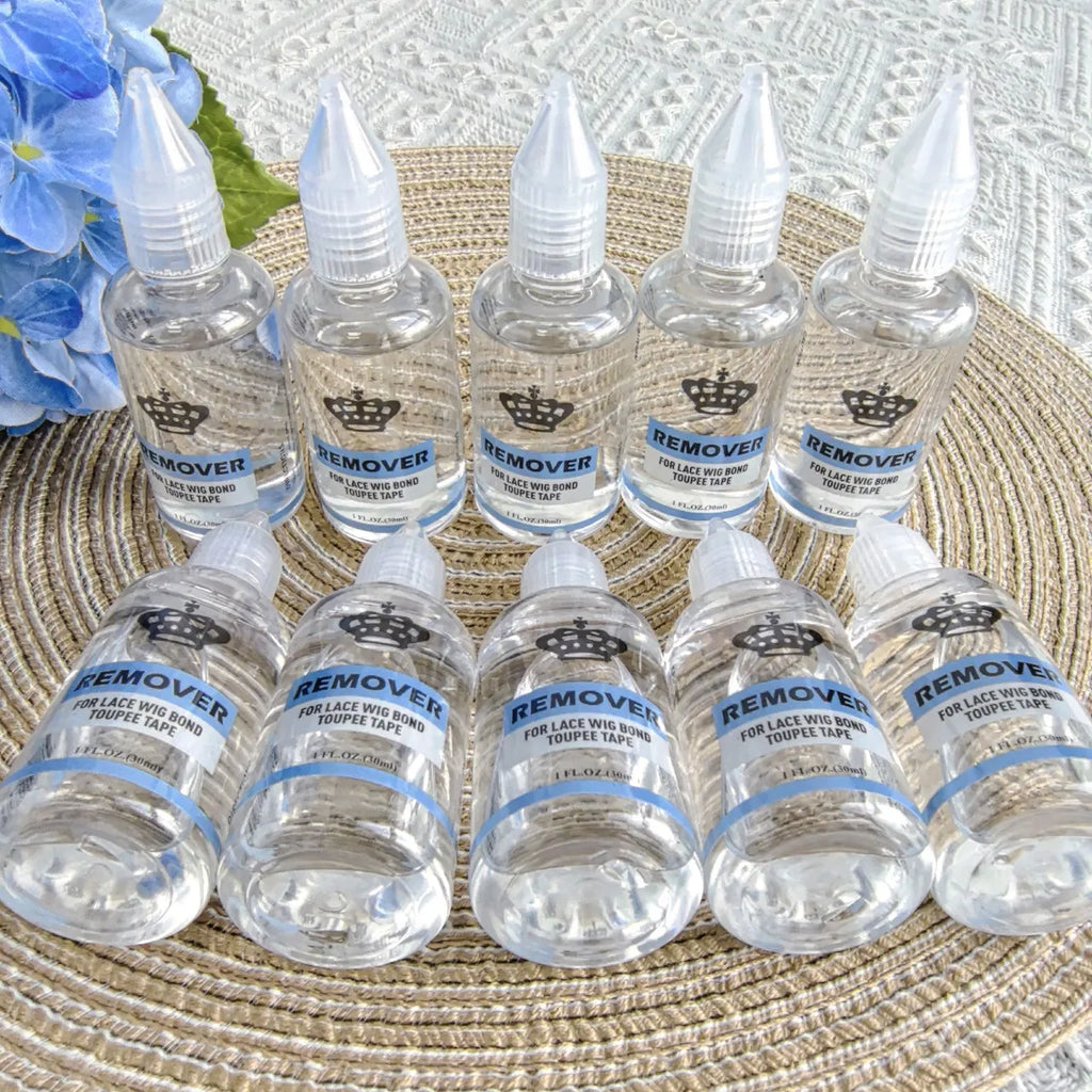 2/5/10PCS Dissolvant de colle pour perruques 30ml, Dissolvant de bandes adhésives pour extensions de cheveux |   Solvant pour résidus d'adhésif |   Dégraissant pour colle de perruque Lace Front