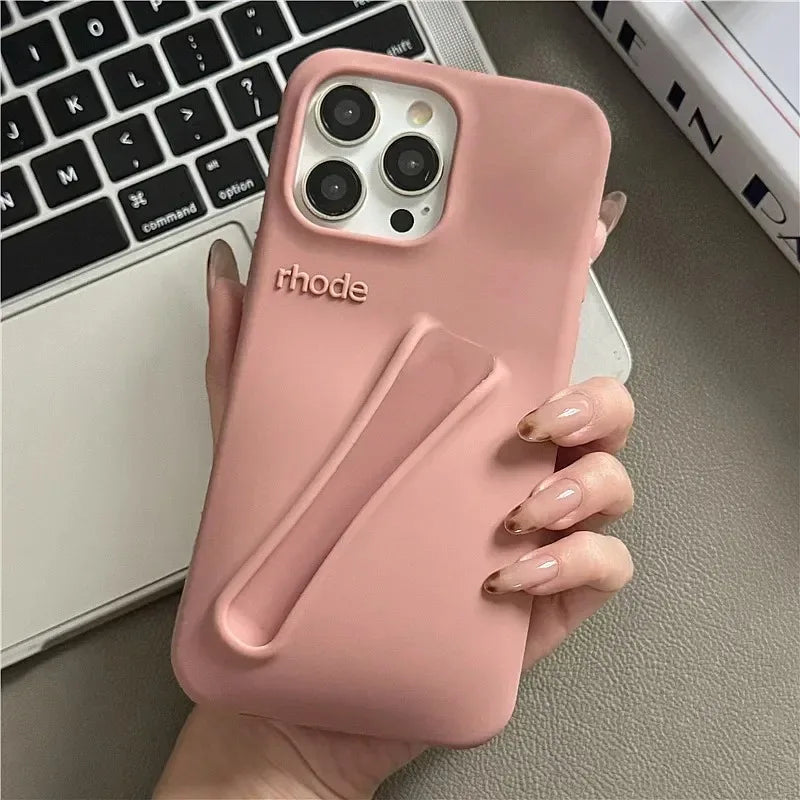 Coque Souple en Silicone de Marque pour iPhone 17 16 15 14 13 12 11 Pro Max Plus Air, Étui Portable pour Téléphone (sans Rouge à Lèvres ni Boîte)
