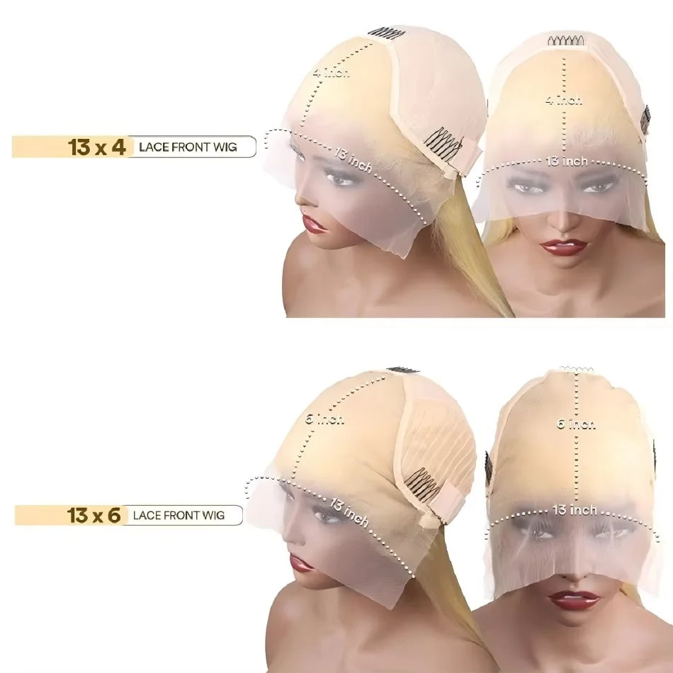 Perruque Lisse Orange Gingembre de 30 Pouces, Cheveux Humains Péruviens Colorés 350, Lace Frontale HD Transparente 13x6 13x4 pour Femmes