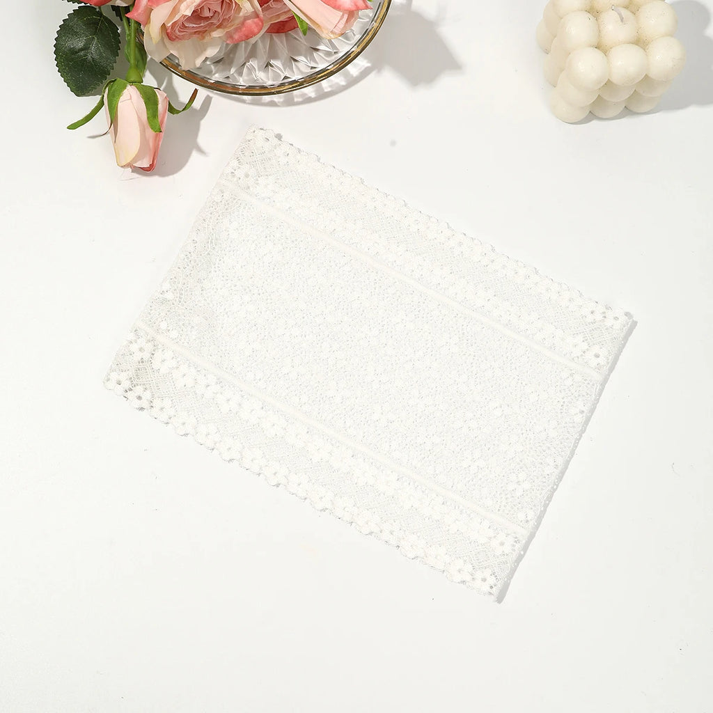 AWAYTR – bandeaux élastiques en dentelle de couleur unie, large nœud en tissu, accessoires pour cheveux pour femmes, couvre-chef de fête